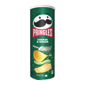 Чипси Pringles Cheese Onion Сир-цибуля, 165 г